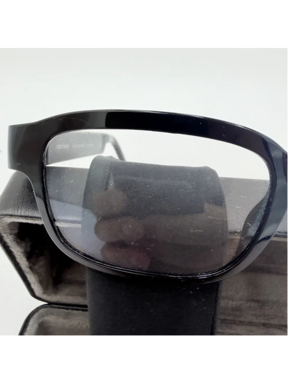 Amazon Echo Frames GR79BR Smart Glasses w/ Charging Case & Cable Untested